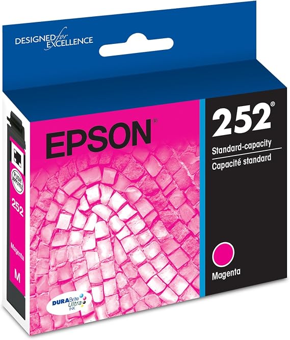 Epson 252 Genuine Standard Capacity Magenta Ink Cartridge T252320