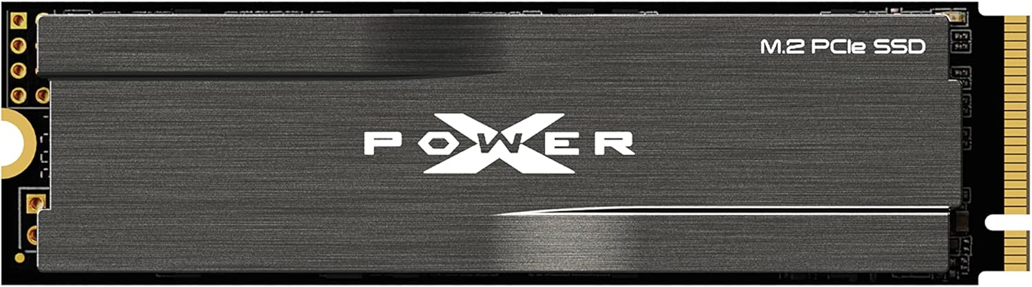Silicon Power 2TB UD90 NVMe 4.0 Gen4 PCIe M.2 SSD R/W up to 5,000/4800MB/s with Heatsink SP02KGBP44UD9005AC