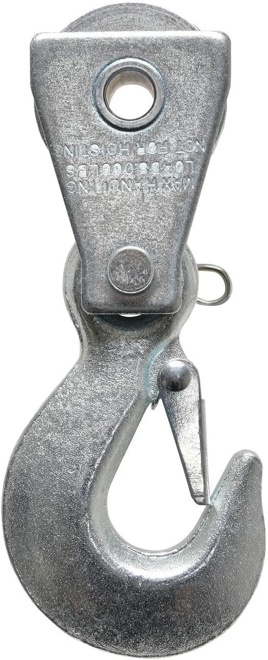 Superwinch 2227A Pulley Block 8,000 lb capacity, use with winches having maximum single line capacity of 4,000 lb