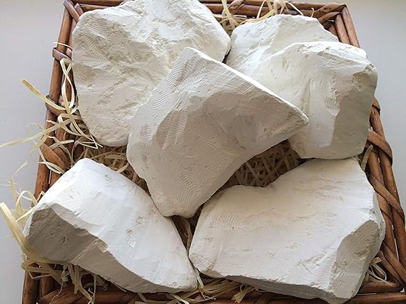 KAMENKA edible Chalk chunks (lump) natural for eating (food), 8 oz (220 g)