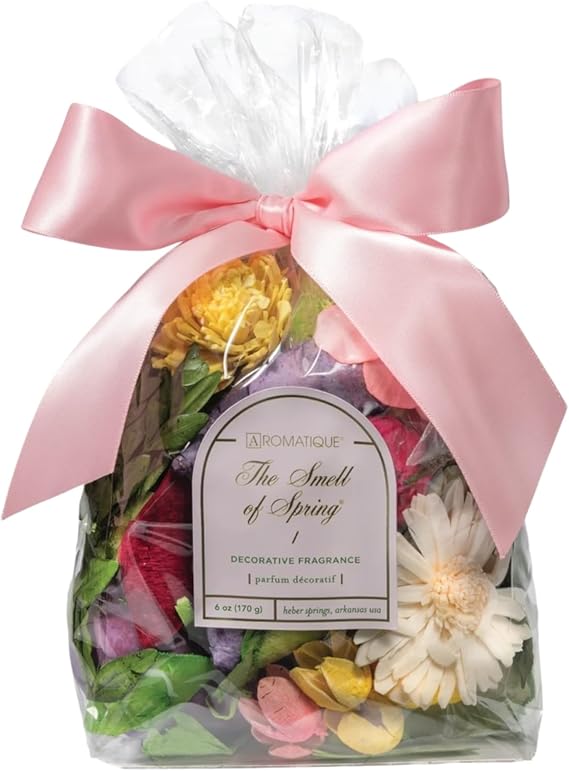 Aromatique, Scented Decorative Potpourri Bag of Fragrant Bowl Filler for Home and Office, Perfect for Bridal Showers, Holidays, Decorative Bowls, Fragrance (Smell of Spring, 7 oz)