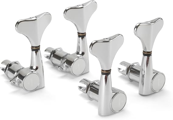 Gotoh Compact Bass Guitar Tuner, 2L+2R Set, Chrome