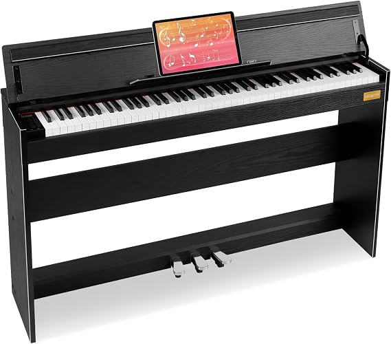 MOSEN 88 Key Fully Weighted Digital Piano Graded Hammer Action Keyboard