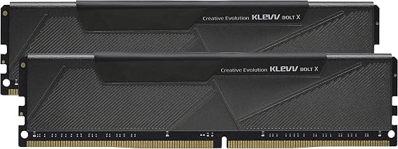 KLEVV Bolt X DDR4 32GB (2x16GB) 3200MHz CL16 1.35V Gaming Desktop Ram Memory SK Hynix Chip XMP 2.0 Ready (KD4AGUA80-32A160U)