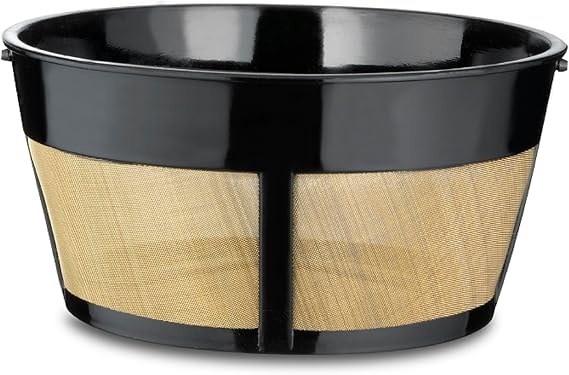 Cafe Brew 12 Cup Reusable Coffee Filter for Black+Decker Coffee Makers