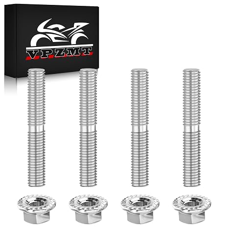 Exhaust Studs Nuts for Harley Big Twin 1984-2015, Sportster XL 86-15