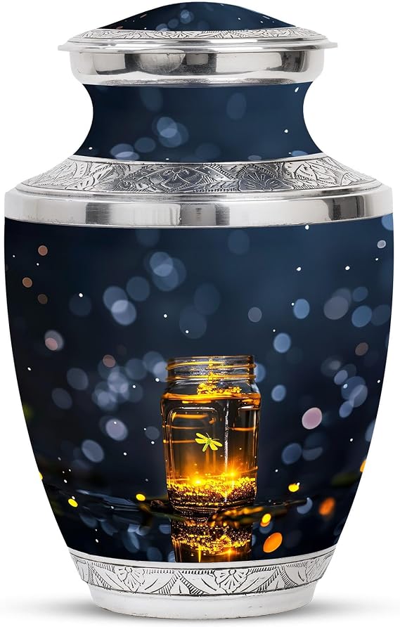 Small Urns for Human Ashes Mom - Honey Pot 10 Inch - Urns for Ashes Keepsake - Small Urn - Cremation Urns for Men - Keepsakes for Ashes - Urn for Ashes Adult