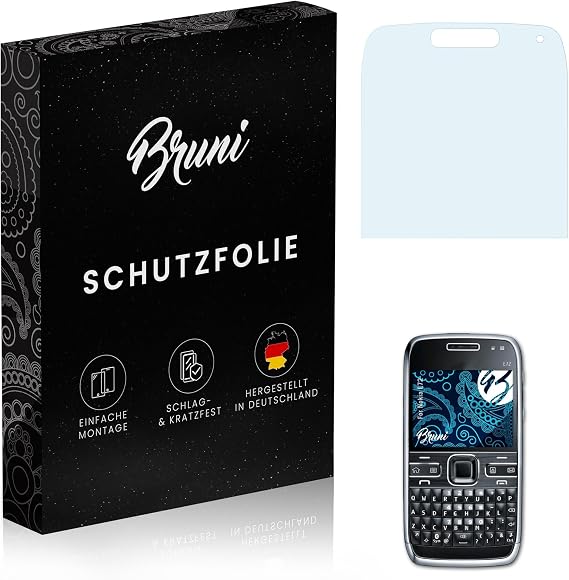 Nokia E72 Bruni/Set of 2 Crystal Clear Invisible Screen Protector Protector For Nokia E72