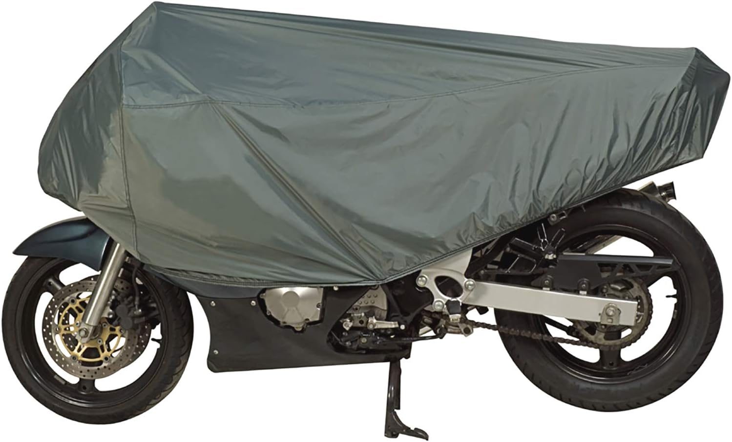 Dowco Guardian 26015-00 Travel Ready Water Resistant Premium Motorcycle Half Cover: Grey, Sportbike