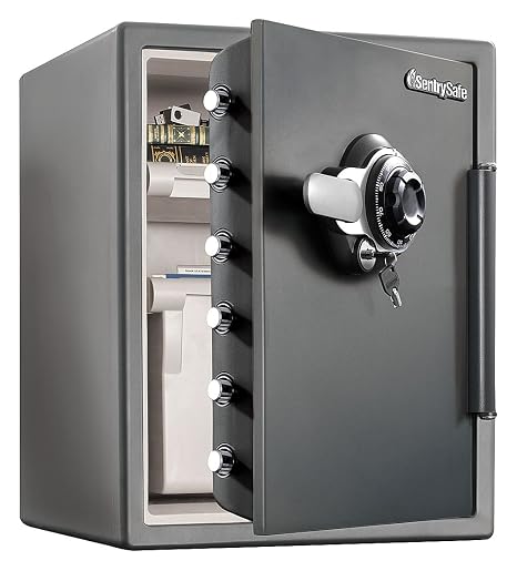 SentrySafe SFW205DPB Fire Safe, 2.05 cu ft, Gray