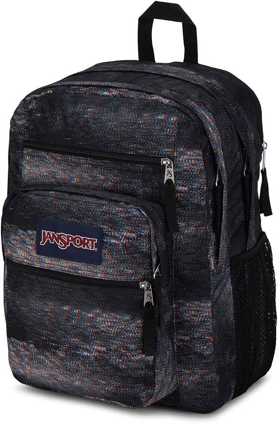 JanSport Laptop Backpack - Computer Bag with 2 Compartments, Ergonomic Shoulder Straps, 15 Laptop Sleeve, Haul Handle - Book Rucksack - Screen Static