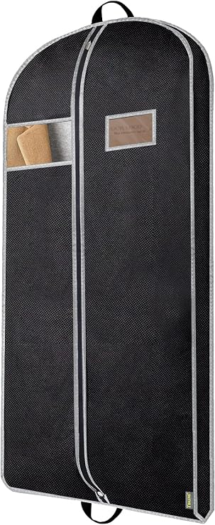 BALEINE 1PK Garment Bags for Hanging Clothes, 43" Suit Bag for Travel