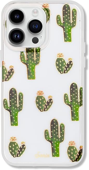 Sonix Case for iPhone 14 Pro Max | 10ft Drop Tested | Protective Clear Cactus Case | Prickly Pear
