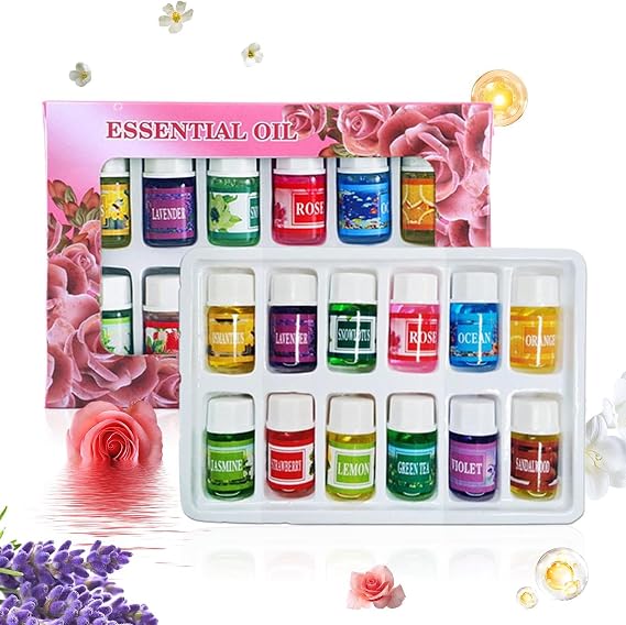 Oils for Diffuser | Water-Soluble Aromatherapy Humidifier Oil Set - Long-Lasting Water-Soluble Humidifier Scents Natural Air Freshener for Stress Sleep Meditate