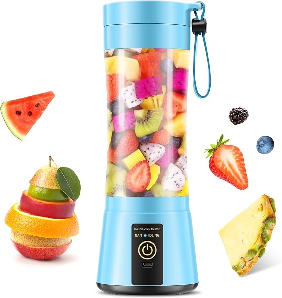 Portable Small Size Mini Blender - Personal Blender Make Smoothies & Shakes