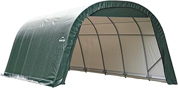 ShelterLogic 71342 Green 12'x20'x8' Round Style Shelter