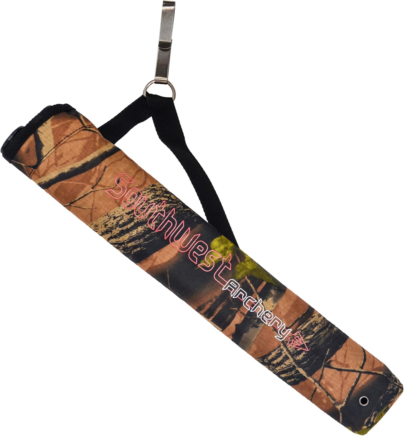 Southwest Archery Universal Hip Quiver - Two Removable 18 inch Arrow Tubes - Clips on to Your Belt Right and Left Handed