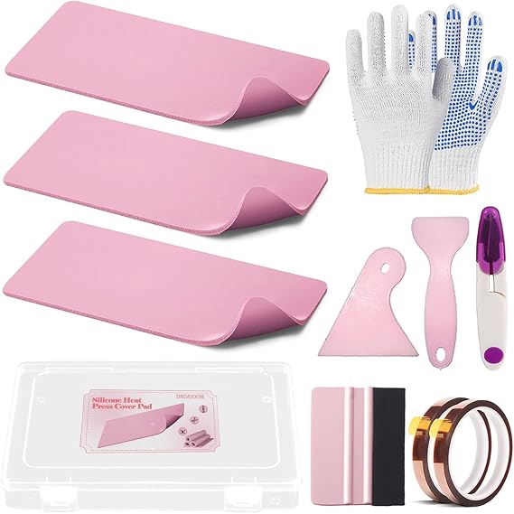 DNSGOOR 4" x 8" Heat Press Mat Silicone