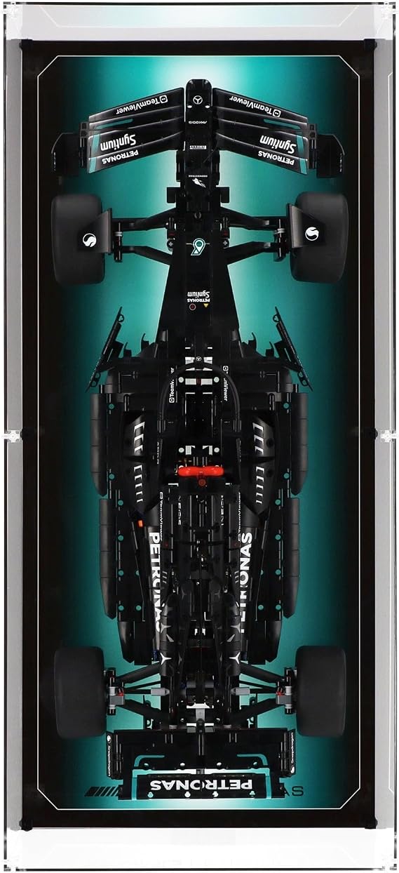 Display Case compatible with LEGO 42171 Mercedes-AMG F1 W14 E Performance