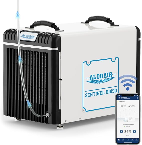 ALORAIR Wi-Fi 198 PPD Dehumidifier for Crawl Space and Basement