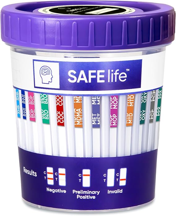 Prime Screen Multi-Drug Urine Test Cup 13 Panel Kit (AMP500,BAR,BUP,BZO,COC150,MDMA,MET500,MOP,MTD,OXY,PCP,PPX,TCA) - CDOA-L9135NTA3-[1 Pack]