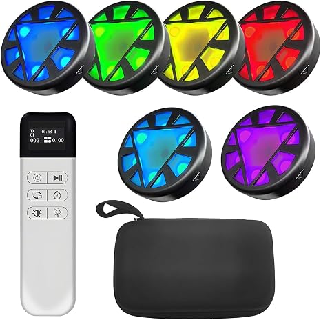 6 Pcs Agility Training Lights with 6 Functions, Response Training Lights