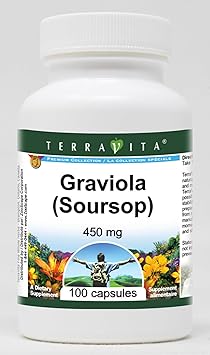Graviola (Soursop) - 450 mg (100 Capsules, ZIN: 428259)