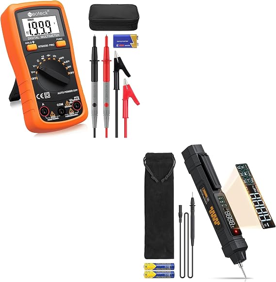 Neoteck Auto Digital Multimeter+Pen Type Digital Multimeter