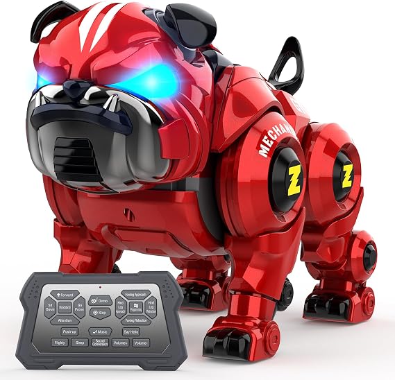 Remote Control Robot Dog Toy for Kids with Dancing, Singing & STEM Learning | Interactive Robotic Puppy | Programmable Actions | Dance & Music Functions | Gift for Boys Girls STEM Toys for Kids Age 6-13