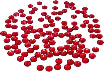 Preciosa Viva Rhinestones - No Hotfix Flatback - Light Siam - SS20 (5mm) - Choose Your Quantity (72)
