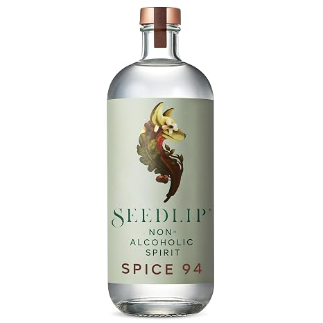 SEEDLIP Spice 94 Non-Alcoholic Spirit | Calorie Free, Sugar Free | Spirit Alternative | Non-Alcoholic Cocktails | 23.7 fl oz (700ml)