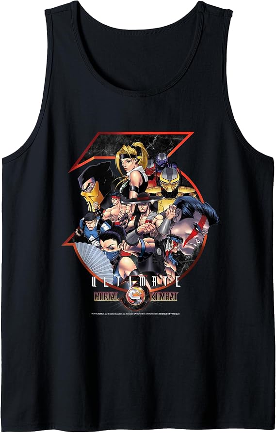 Ultimate Mortal Combat Merch Characters Tank Top