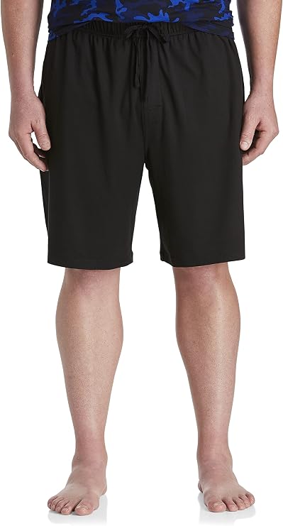 Jersey Knit Jams Black 4XL