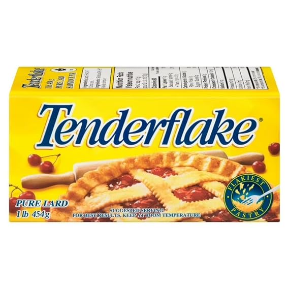 Canadian Tenderflake Pure Bakers Lard - 1 Pound 454 Grams