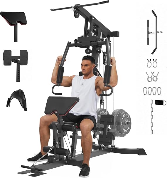 Home Gym Machine, Multifunctional Workout Equipment for Strength Training
