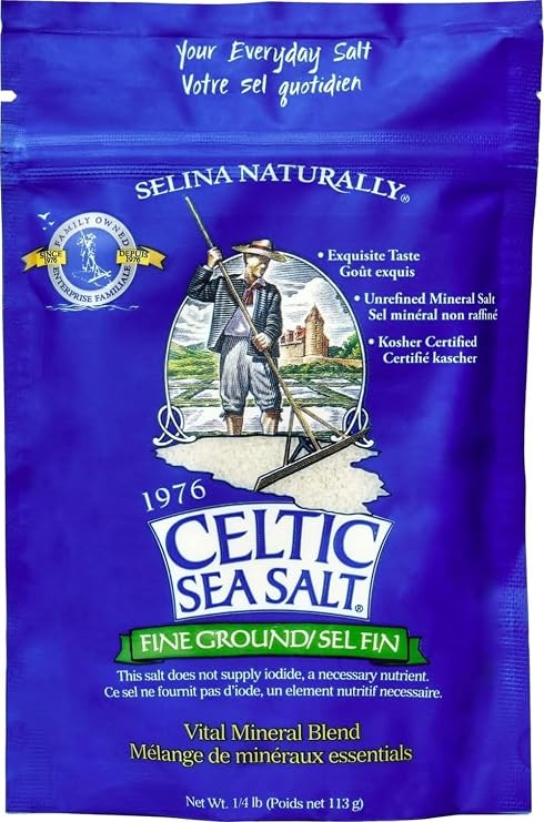 Fine Ground Celtic Sea Salt 14 lb Resealable Bag