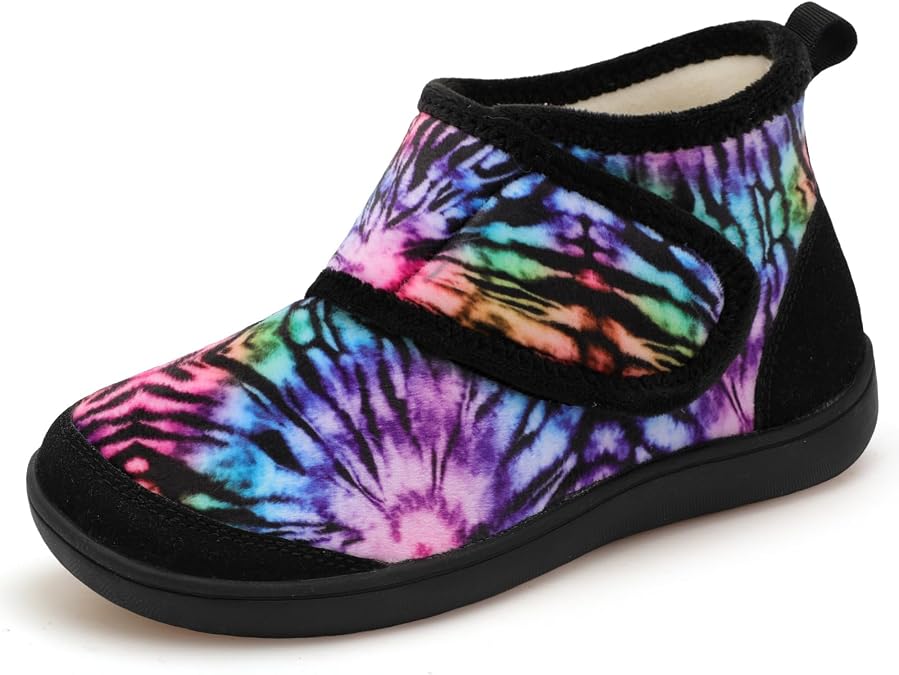 LeIsfIt Women's Warm Slipper Boots Wide Toe Box House Shoes
