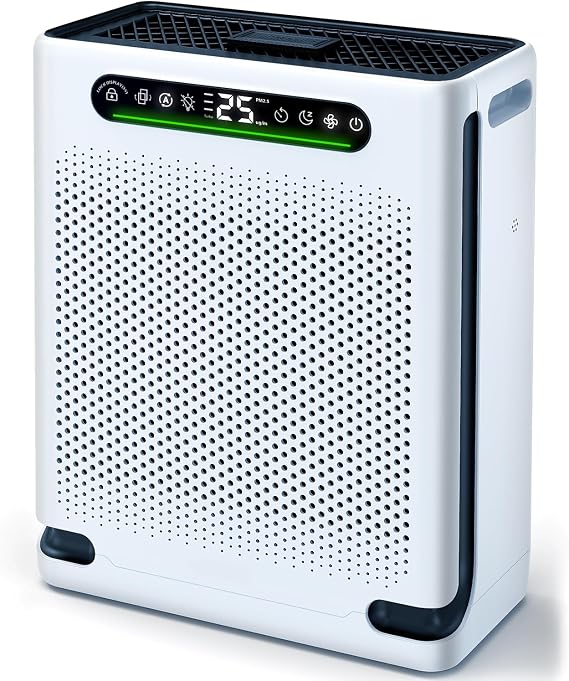 FreAire Air Purifiers for Home Large, HEPA Air Purifier with Washable Filter