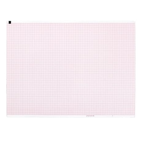 ECG EKG Paper Welch Allyn 94002-000 / Schiller 2157-017A Compatible with at-2 Thermal Recording Sheets 3 Packs per Case