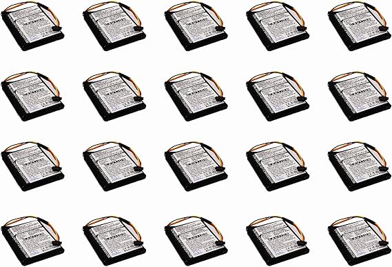(20 Pack) XSP Battery for Tomtom 1EK0.052.02 4EK0.001.02 Go 50 Go 500 GO 600 One 140 One 140S One 140S US PN 6027A0089521 AHA11110005 FMB0932008731 P2 VF65 VF6D VF6S