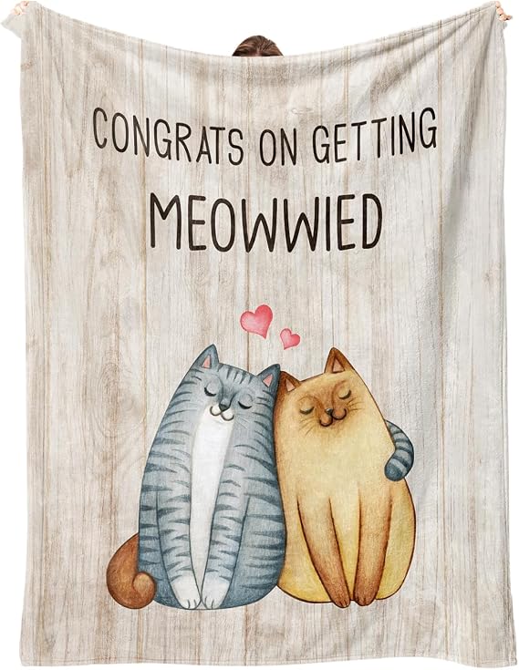 Wedding Gifts for Couples, 2026 Funny Wedding Gifts for Newlyweds, Bridal Shower Gift, Couples Personalized Engagement Presents for Bride to Be Married Favors Blanket