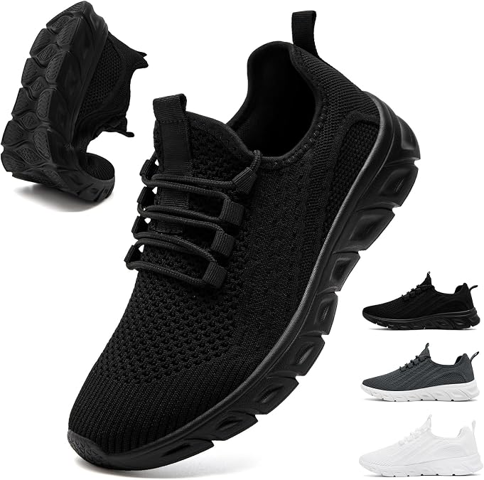 Trainers Men Running Gym Shoes Tennis Casual Walking Work Sneakers