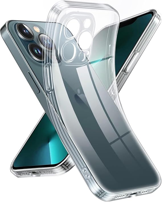 Babilden Apple İPhone 13 Pro Kamera Korumalı Şeffaf Silikon Kılıf