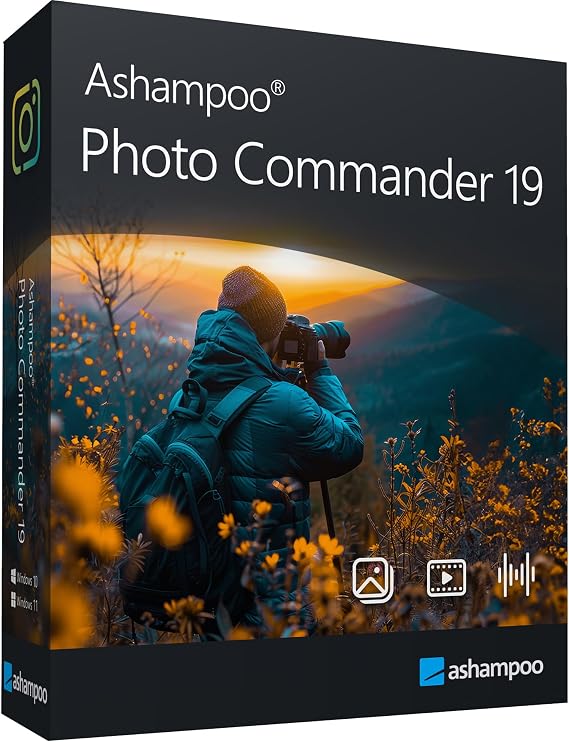 Photo Commander 19 - Photo Editing & Graphic Design Software for Windows 11, 10, 8.1, 7 - make your own photo collages, calendars and slideshows