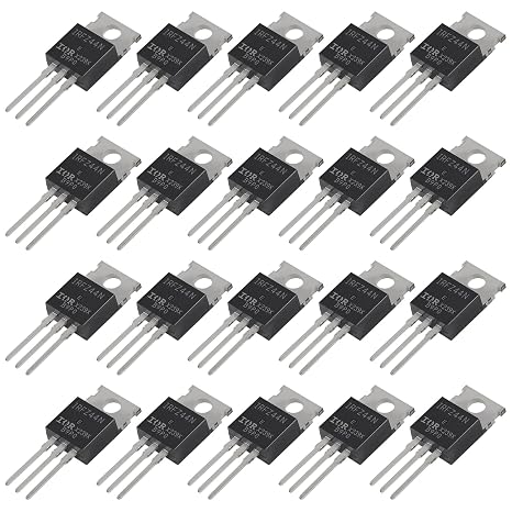 ACEIRMC 20pcs IRFZ44N IRFZ44 N-Channel MOSFET Transistor, International Rectifier Power Supply 49 A 55V, 3 Pin