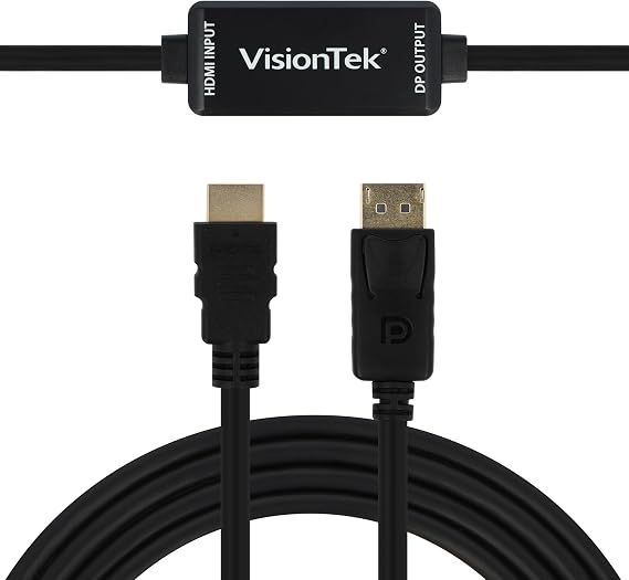 VisionTek HDMI to DisplayPort 1.5M Active Cable (M/M) - 900822