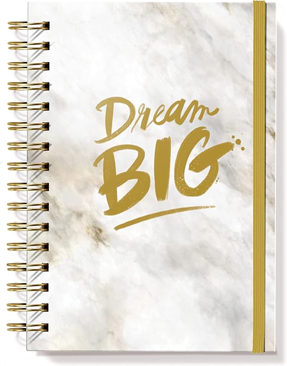 Designer Papers Dream Big" Marble Flex Cover Journal, 320 Pages
