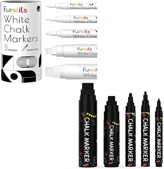 5 White Variety + 5 Black Variety Bundle
