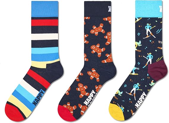 Happy Socks 3-Pack Holiday Socks
