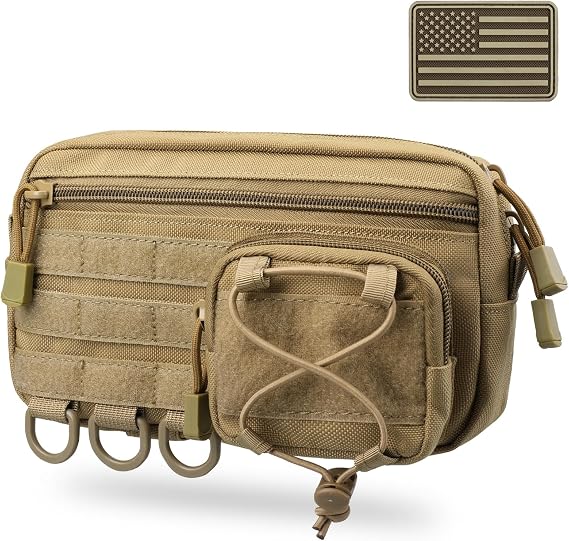 RXW Molle Admin Pouch for Tactical Backpack, Tactical Pouch for Duty Belt